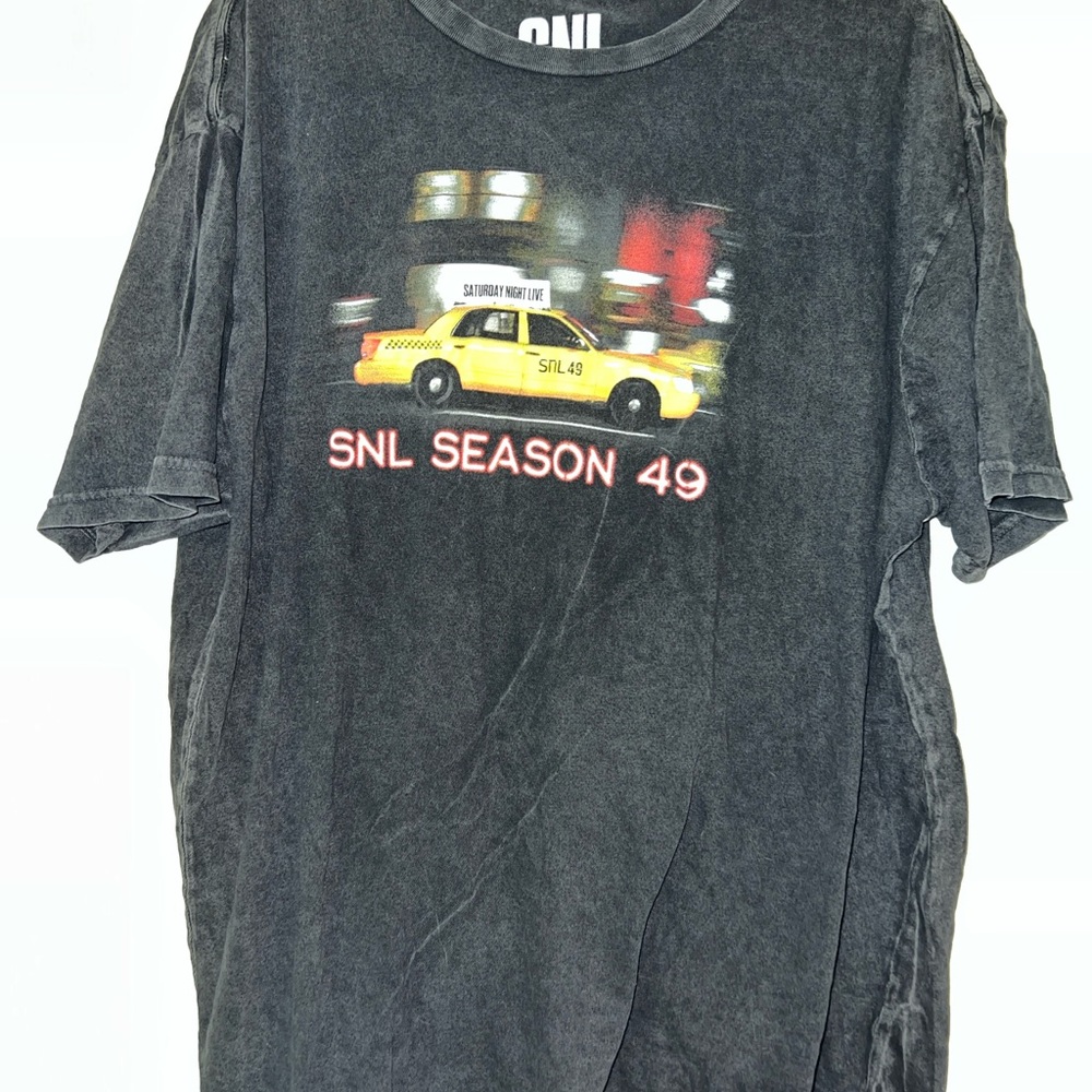 SNL Black Graphic T-Shirt, Size XL